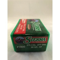 Sierra 270cal .277" 90Gr HP 100box