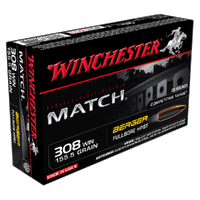 Winchester Match 308Win 155.5gr Berger BTM