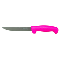 Sicut 6" Wide Boning Knife Pink Handle