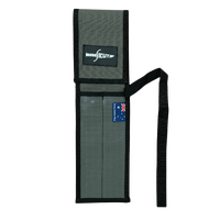 SICUT Australian Made Rip Stop Canvas Knife, Tool & Utensil Wrap Roll With Clear Front – 2 Pockets