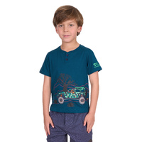 Boys Lucas Short Sleeve Henley Tee