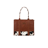 Wrangler Cow Print Tote Bag