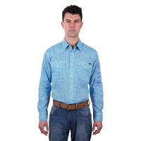 Wrangler Men's Jude Logo Long Sleeve Shirt