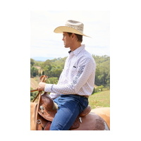 Wrangler Men's Frederick Logo Long Sleeve Shirt