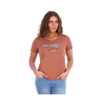 Wrangler Women’s Maya V-Neck Short Sleeve Tee