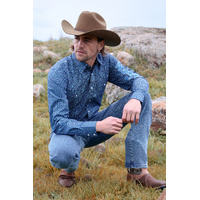 Wrangler Men’s Kyle Logo Long Sleeve Shirt