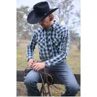 Wrangler Men’s Dustin Logo Long Sleeve Shirt