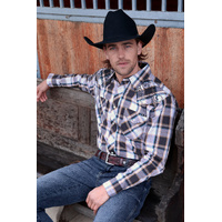 Wrangler Men’s Ricky Emb Long Sleeve Shirt
