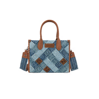 Wrangler Denim Patchwork Crossbody Bag
