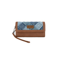 Wrangler Denim Patchwork Wallet