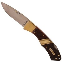 Old Timer Mountain Beaver Sr. 7.7in S.S. Traditional Lockback Folding Knife with 3.2in Clip Point Blade and Wood Handle