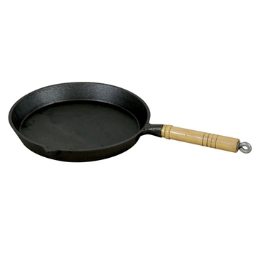 Picture of Pioneer Cast Iron 25cm Frypan with Wooden Handle