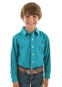 Picture of Pure Western Boys Dawson Long Sleeve Shirt