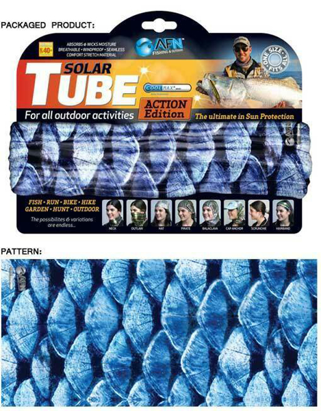 Picture of Solar Tube - Blue Scales