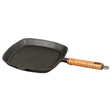 Picture of Campfire 24cm Square Frypan with Wooden Handle