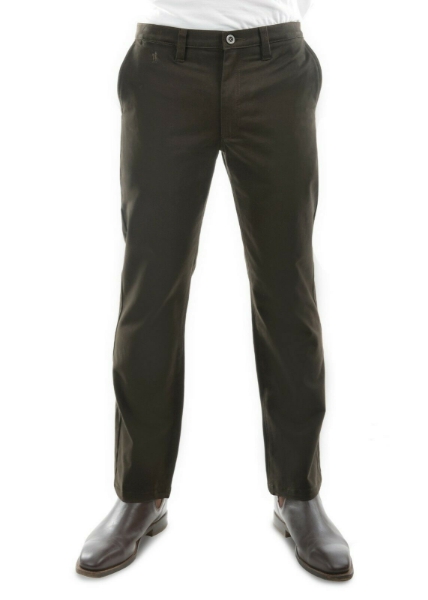 Picture of Thomas Cook Men's Moleskin Comfort Waist Trousers Rich Brown