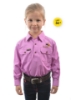 Picture of Hard Slog Kids Half Placket Light Cotton Shirt - Coolgardie Muster