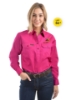 Picture of Hard Slog Women's Half Placket Light Cotton Shirt - Coolgardie Muster