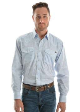 Picture of Pure Western Men's Jacobson Print L/Sleeve Shirt