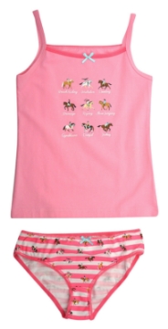 Picture of Thomas Cook Girls Horse Rider Singlet & Underwear Pack Multi