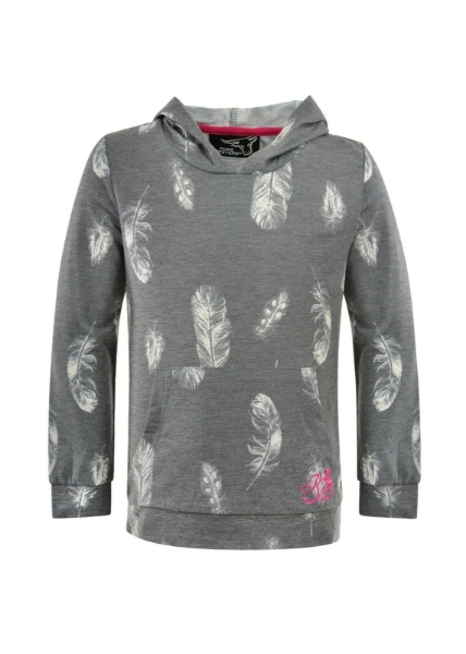 Picture of Pure Western Girl's Tina Hooded Long Sleeve Tee