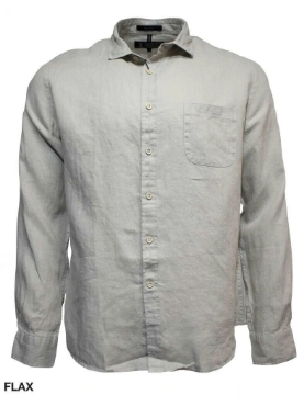 Picture of RiteMate Pilbara Men's Linen Long Sleeve shirt Flax