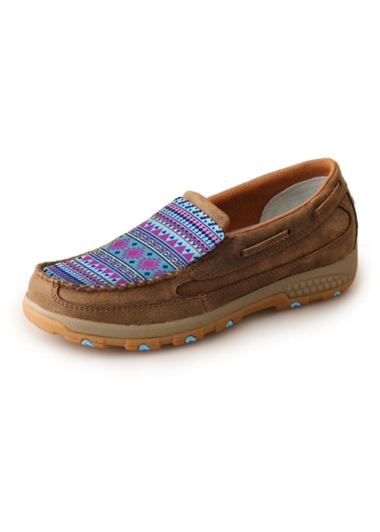 Picture of Twisted Women's Aztec Slip On Cell stretch Moccasins