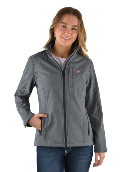 Picture of Pure Western Women's Shirley Soft Shell Jacket Charcoal