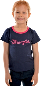 Picture of Wrangler Girls Short Sleeve Logo Tee Shirt