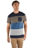 Picture of Thomas Cook Mens Spencer Stripe S/Sleeve Tee
