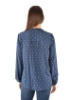 Picture of Thomas Cook Women's Indigo Long Sleeve Blouse