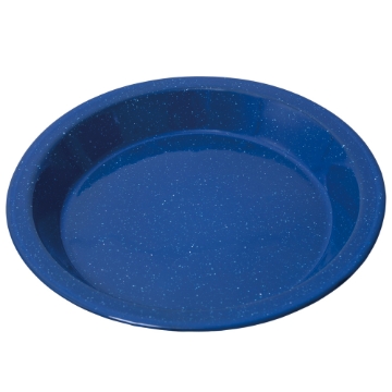 Picture of Campfire Enamel Flat Plate Navy 27cm
