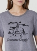 Picture of Wrangle Women's Lonesome Cowgirl Crop Tee