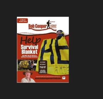 Picture of Bob Cooper Help Survival Blanket