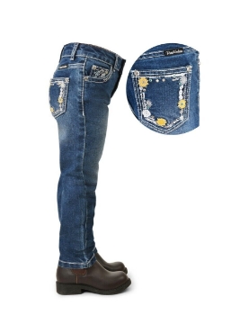 Picture of Pure Western Girls Clementine Slim Leg Jeans